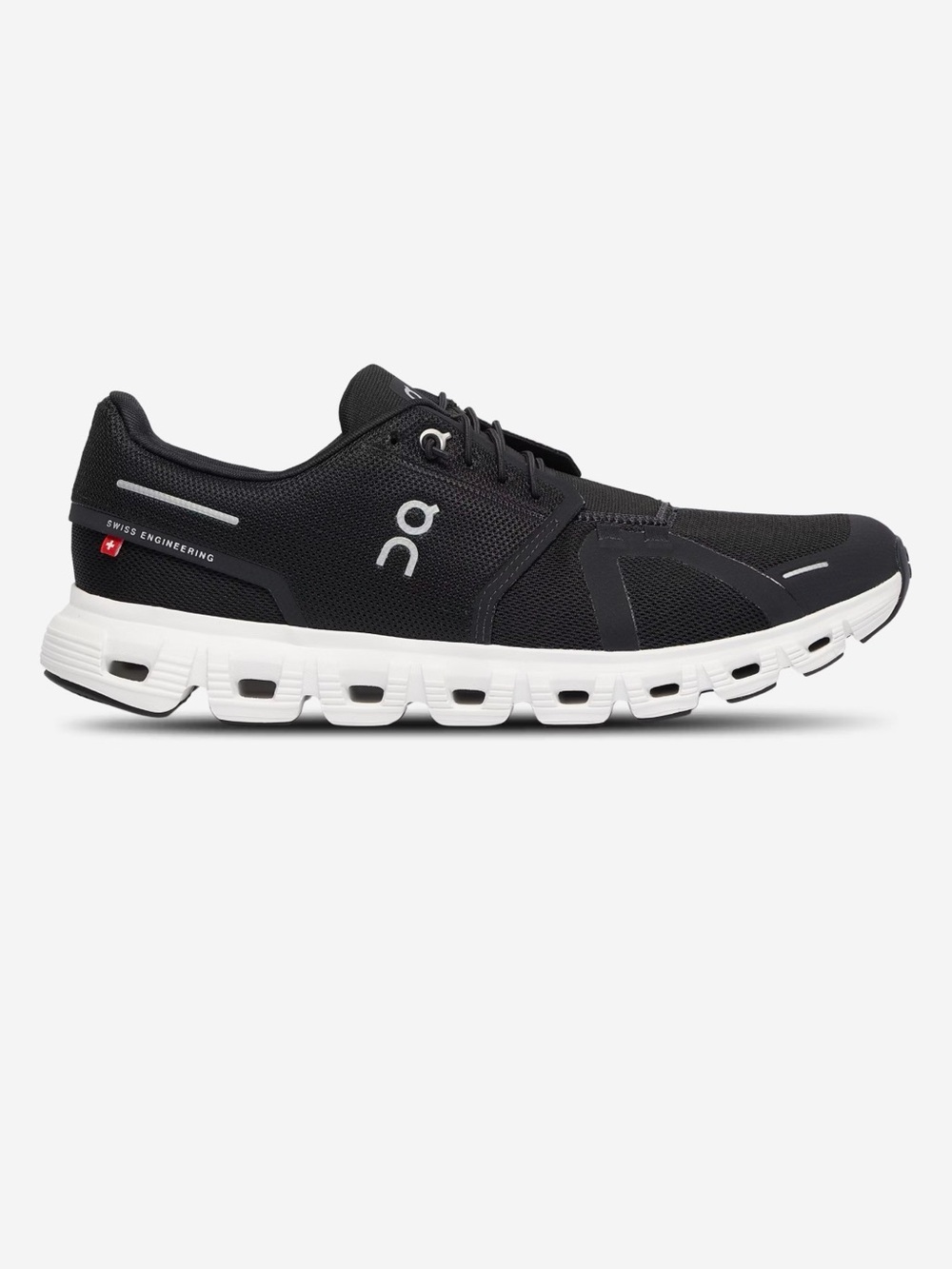 On Cloud Men’s Running Sneakers - On Black/White